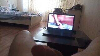 While watching pornhub decided to jerk off - porn video