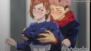 Nobara Kugisaki x Yuji Itadori - porn video