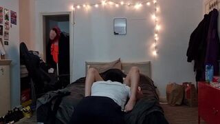 Female orgasm on tongue eating pussy - porn video