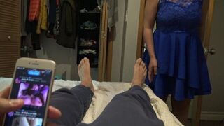 Nagging stepmom wants stepson to clean but gets his huge dick instead - porn video